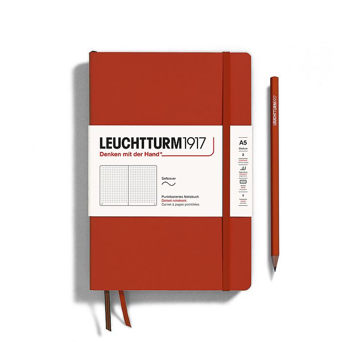 CAIET A5 PUNCTAT COPERTA FLEXIBILA ROSU INCHIS LEUCHTTURM CAIET A5 PUNCTAT COPERTA FLEXIBILA ROSU INCHIS LEUCHTTURM